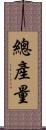 總產量 Scroll