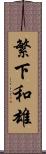 繁下和雄 Scroll