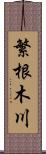 繁根木川 Scroll