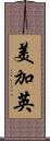 美加英 Scroll