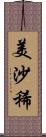 美沙稀 Scroll
