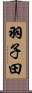 羽子田 Scroll