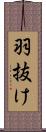羽抜け Scroll