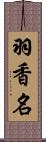 羽香名 Scroll