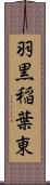 羽黒稲葉東 Scroll