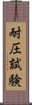 耐圧試験 Scroll