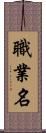 職業名 Scroll