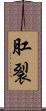 肛裂 Scroll