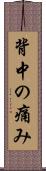 背中の痛み Scroll