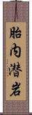 胎内潜岩 Scroll