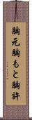 胸元 Scroll