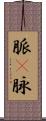 脈(P) Scroll