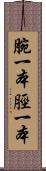 腕一本脛一本 Scroll