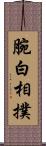 腕白相撲 Scroll