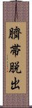 臍帯脱出 Scroll