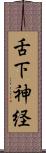 舌下神経 Scroll