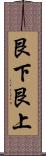 艮下艮上 Scroll