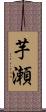 芋瀬 Scroll