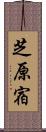 芝原宿 Scroll