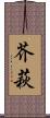 芥萩 Scroll