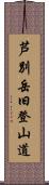 芦別岳旧登山道 Scroll