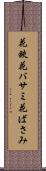 花鋏 Scroll