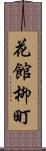 花館柳町 Scroll