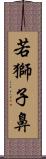 若獅子鼻 Scroll