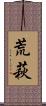 荒萩 Scroll