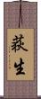 荻生 Scroll