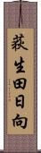 荻生田日向 Scroll