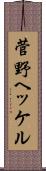 菅野ヘッケル Scroll