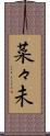 菜々未 Scroll