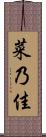 菜乃佳 Scroll