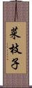 菜枝子 Scroll