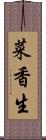 菜香生 Scroll