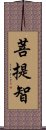 菩提智 Scroll