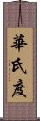 華氏度 Scroll