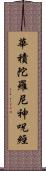 華積陀羅尼神呪經 Scroll