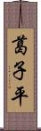 葛子平 Scroll