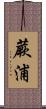 蕨浦 Scroll