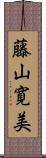 藤山寛美 Scroll