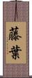 藤葉 Scroll