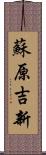 蘇原吉新 Scroll