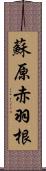 蘇原赤羽根 Scroll