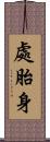 處胎身 Scroll