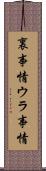 裏事情 Scroll