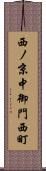 西ノ京中御門西町 Scroll