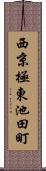 西京極東池田町 Scroll