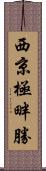 西京極畔勝 Scroll